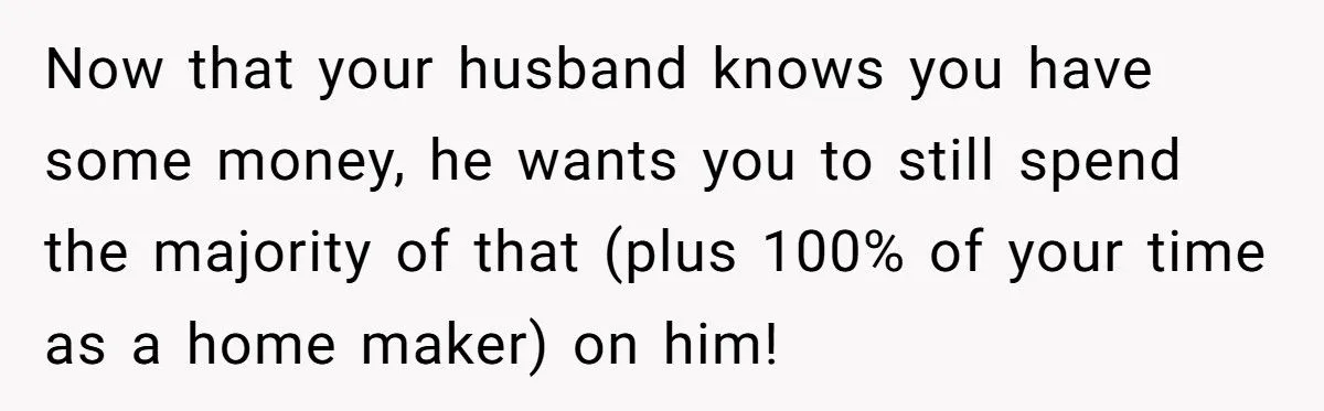 Stay-At-Home Mom’s Secret Book Deal Sparks Husband’s Demand For Luxury Car