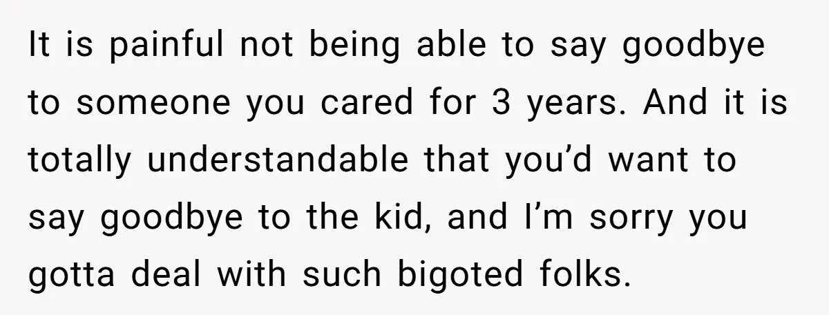 Fired Over Her Sexuality, This Nanny Said Goodbye to the Child She Loved - Was She Wrong?