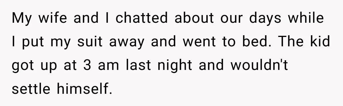 Husband Asks Pregnant Wife To Handle Toddler At 3 AM After Conference