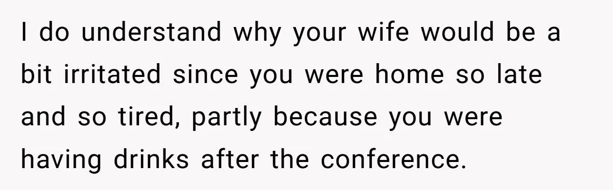 Husband Asks Pregnant Wife To Handle Toddler At 3 AM After Conference
