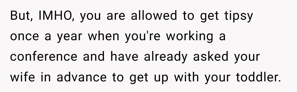 Husband Asks Pregnant Wife To Handle Toddler At 3 AM After Conference