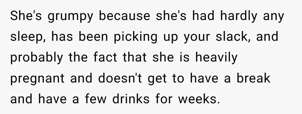 Husband Asks Pregnant Wife To Handle Toddler At 3 AM After Conference