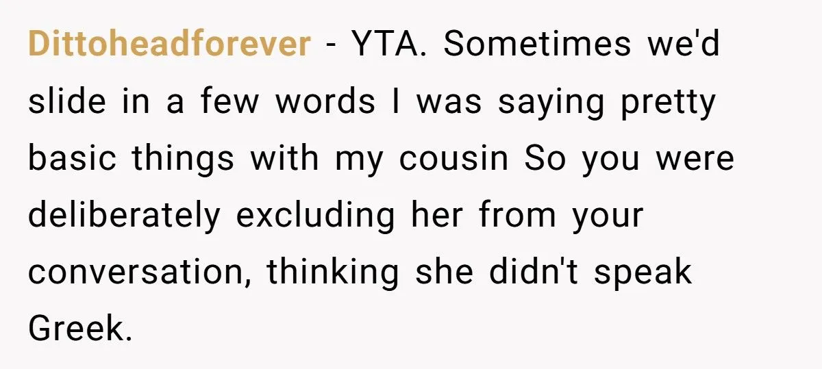 When Her Girlfriend Revealed She Spoke Greek, the Relationship Took a Strange Turn