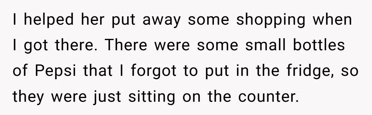 Woman Bans Stepdad From Christmas Over Pepsi Bottle Outburst