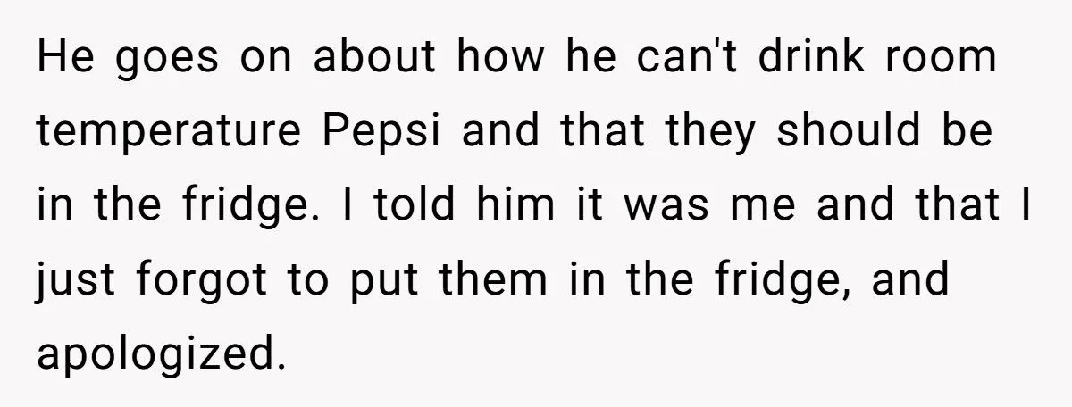 Woman Bans Stepdad From Christmas Over Pepsi Bottle Outburst