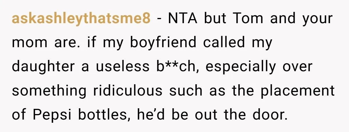 Woman Bans Stepdad From Christmas Over Pepsi Bottle Outburst