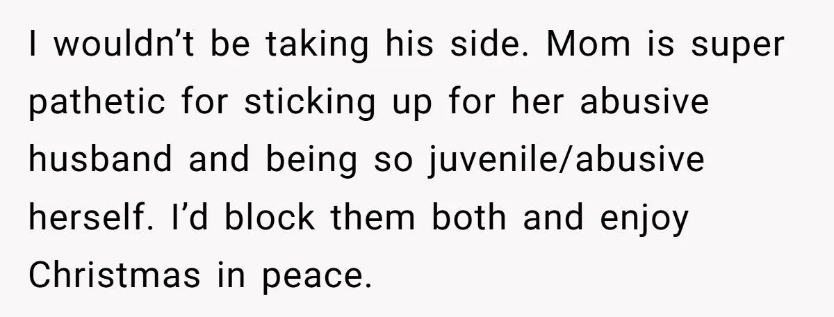 Woman Bans Stepdad From Christmas Over Pepsi Bottle Outburst