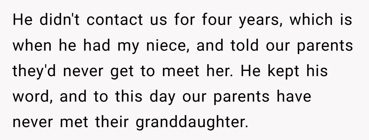 She Told Her Brother He Was Wrong to Hate Their Parents - And the Fallout Was Explosive