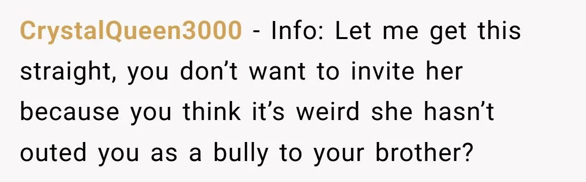 Woman’s Past As A High School Bully Haunts Her Wedding Guest List Dilemma