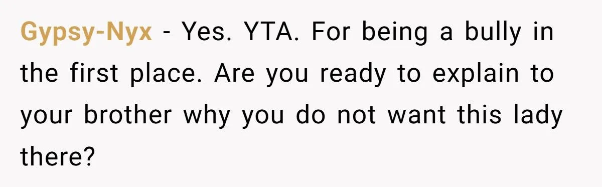 Woman’s Past As A High School Bully Haunts Her Wedding Guest List Dilemma