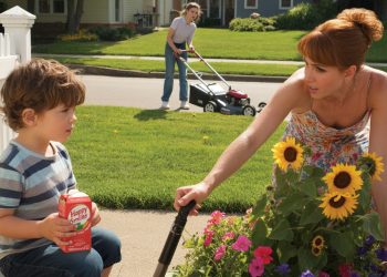 Teen Screams At Toddler For Watching Her Mow Lawn