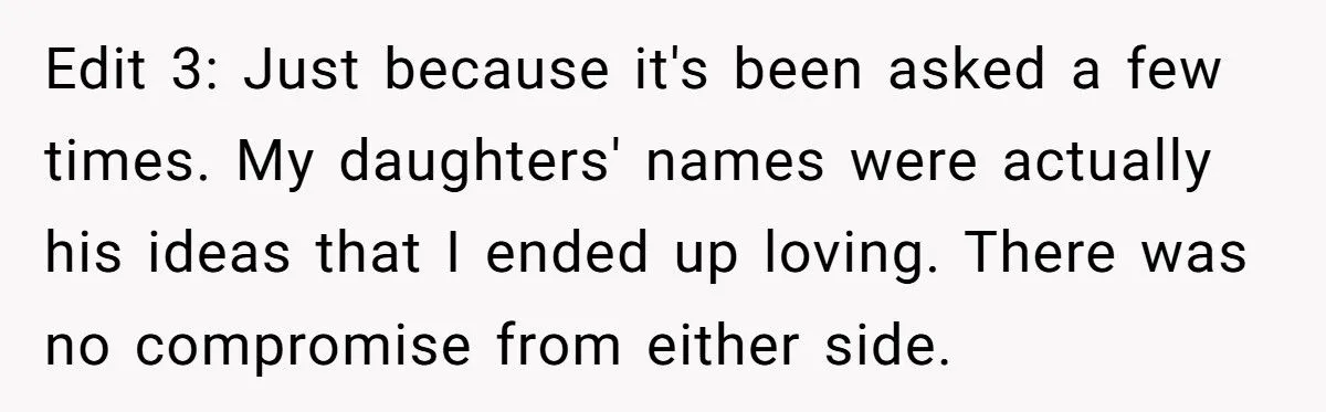 Husband’s Push For ‘True Jr.’ Name Sparks Family Naming Clash