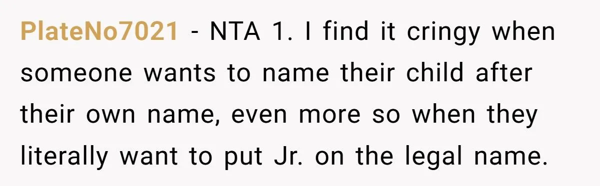 Husband’s Push For ‘True Jr.’ Name Sparks Family Naming Clash