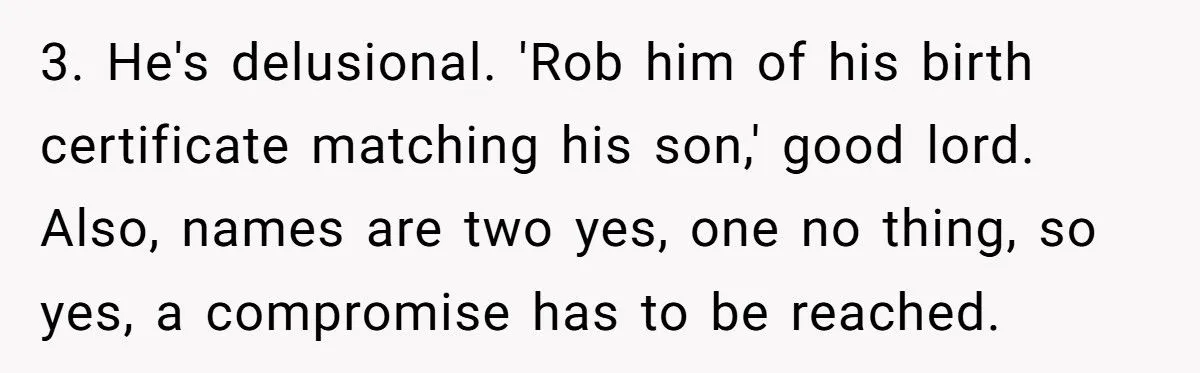 Husband’s Push For ‘True Jr.’ Name Sparks Family Naming Clash