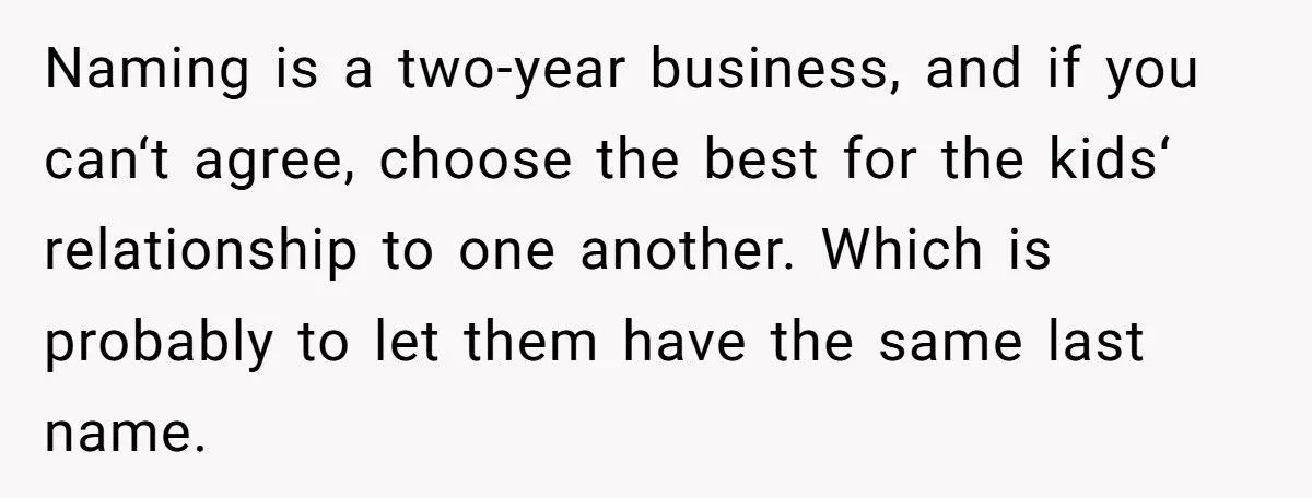 Husband’s Push For ‘True Jr.’ Name Sparks Family Naming Clash