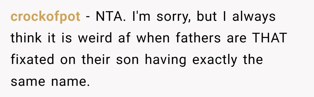 Husband’s Push For ‘True Jr.’ Name Sparks Family Naming Clash