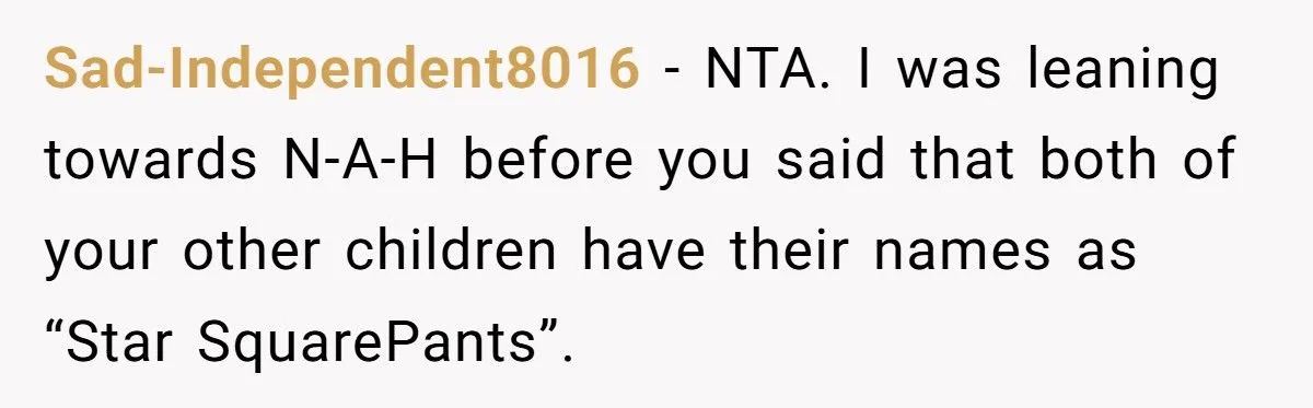 Husband’s Push For ‘True Jr.’ Name Sparks Family Naming Clash