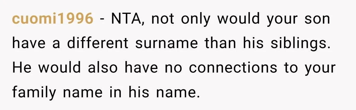 Husband’s Push For ‘True Jr.’ Name Sparks Family Naming Clash