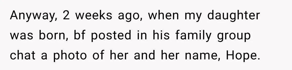 New Mom Names Baby "Hope", Defying SIL’s Objection And Stirring Family Tension