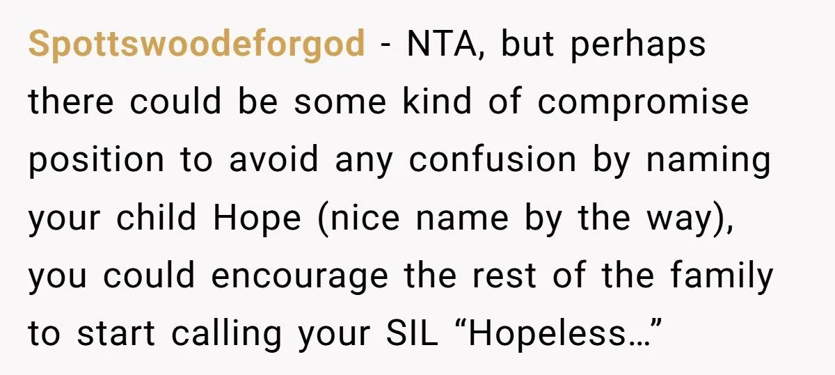 New Mom Names Baby "Hope", Defying SIL’s Objection And Stirring Family Tension