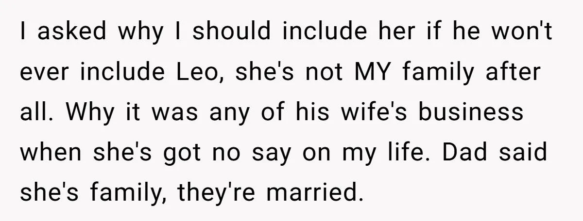 Dad Welcomes New Wife as ‘Family’ but Refuses to Accept Daughter’s Boyfriend — She Finally Snaps Back