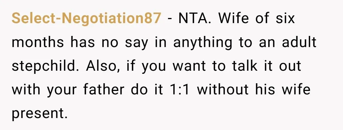 Dad Welcomes New Wife as ‘Family’ but Refuses to Accept Daughter’s Boyfriend — She Finally Snaps Back
