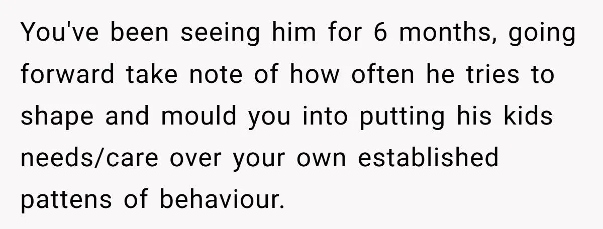She Refused to Change Her Longstanding Party for Her Boyfriend and His Kids - He Lost It
