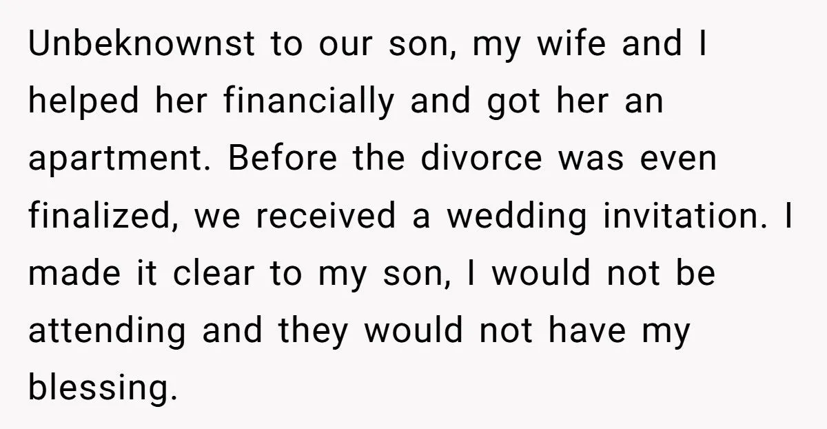 A Dad Skipped His Son’s Wedding to Support His Ex-Daughter-in-Law and Sparked a Family Feud