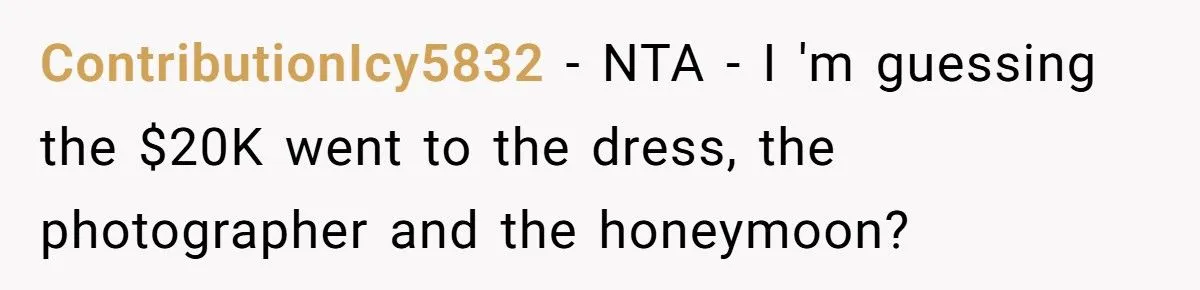 This Dad Told His Daughter Her $20K Wedding Is Now a Running Joke for Family and Friends – Was He Too Harsh?