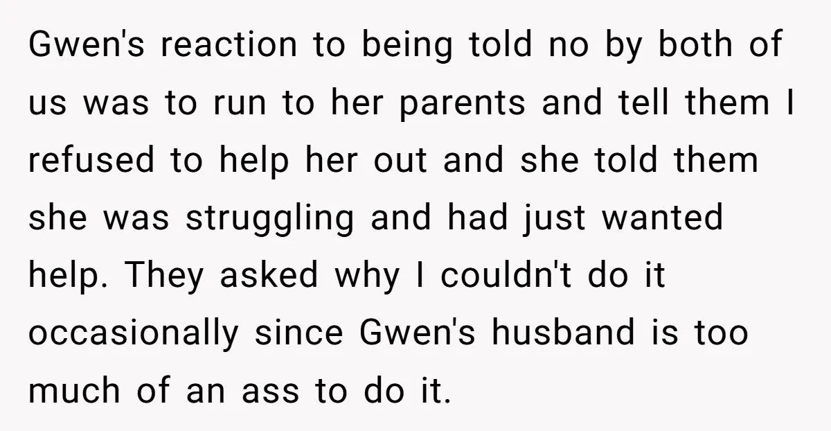 A Chef Refuses to Cook for His Pregnant Sister-in-Law, Telling Her to Rely on Her Husband