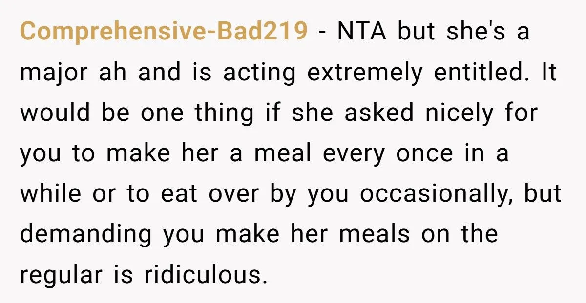 A Chef Refuses to Cook for His Pregnant Sister-in-Law, Telling Her to Rely on Her Husband