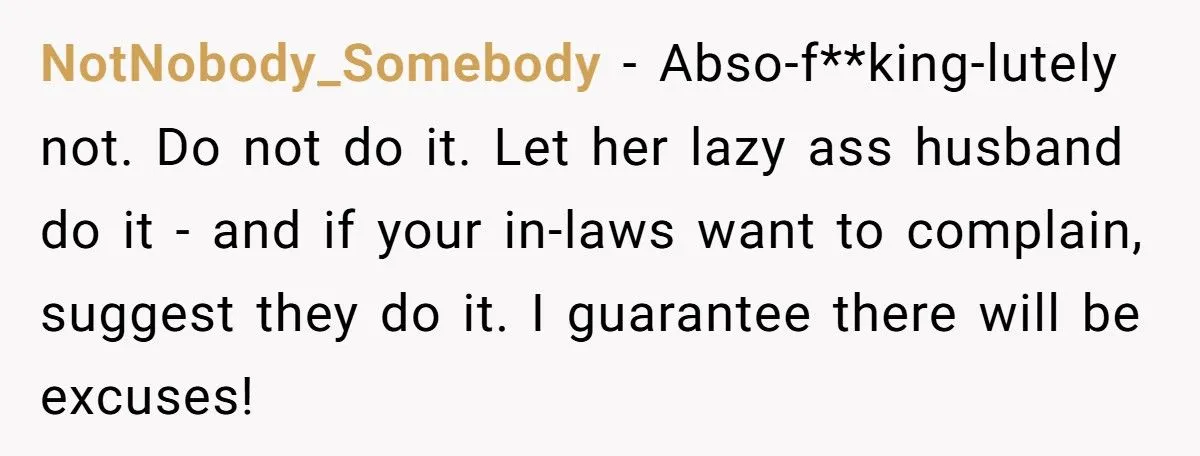 A Chef Refuses to Cook for His Pregnant Sister-in-Law, Telling Her to Rely on Her Husband