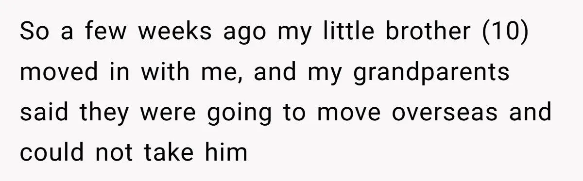 He Made His Girlfriend Leave After She Verbally Abused His Little Brother
