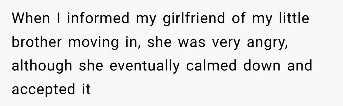 He Made His Girlfriend Leave After She Verbally Abused His Little Brother
