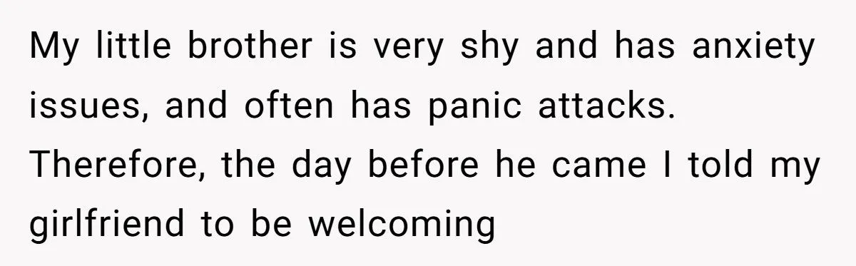 He Made His Girlfriend Leave After She Verbally Abused His Little Brother