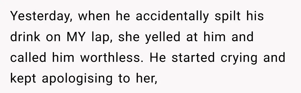 He Made His Girlfriend Leave After She Verbally Abused His Little Brother