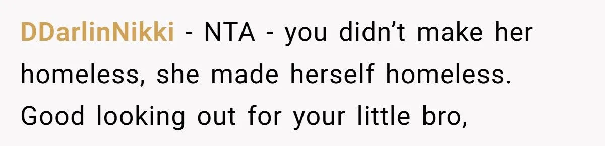 He Made His Girlfriend Leave After She Verbally Abused His Little Brother