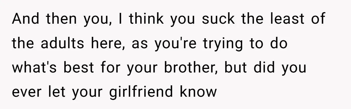 He Made His Girlfriend Leave After She Verbally Abused His Little Brother