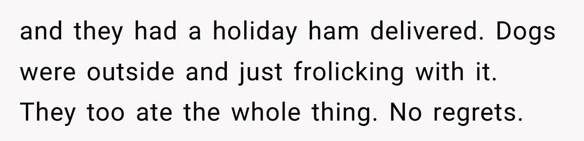 They Ate Every Last Slice of Work Ham and Now Mom Is Livestreaming the Shame