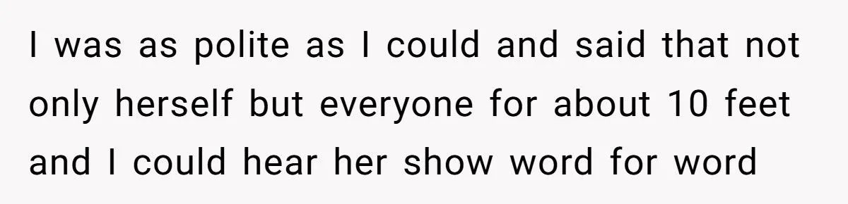 Woman Demands Silence for Her Loud iPad Show - She Instantly Regrets It