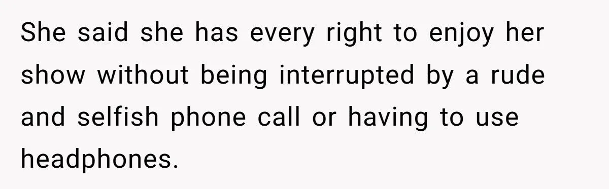 Woman Demands Silence for Her Loud iPad Show - She Instantly Regrets It