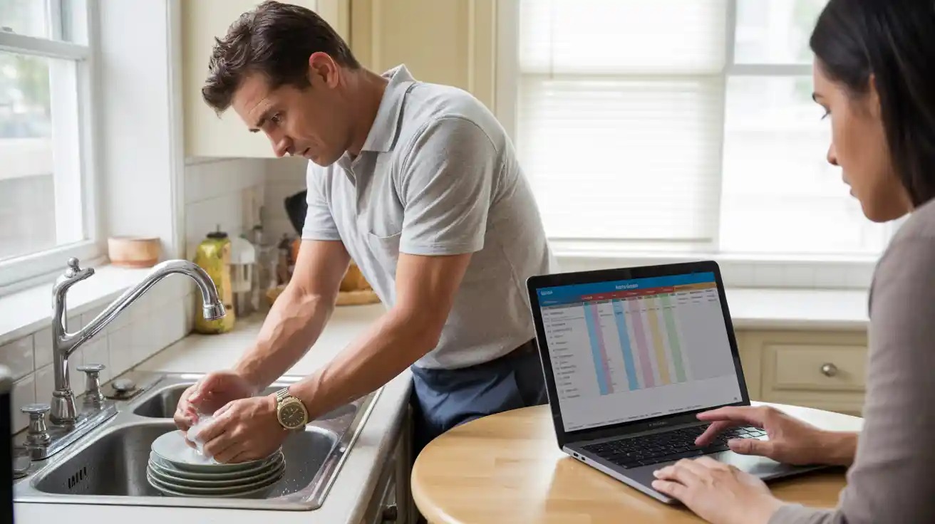 This Man Stopped Working Full-Time Just to Show His Wife How Much He Already Does at Home