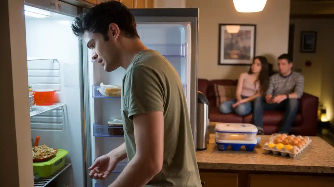 Roommate Furious After His Girlfriend Gets Banned for Stealing Food