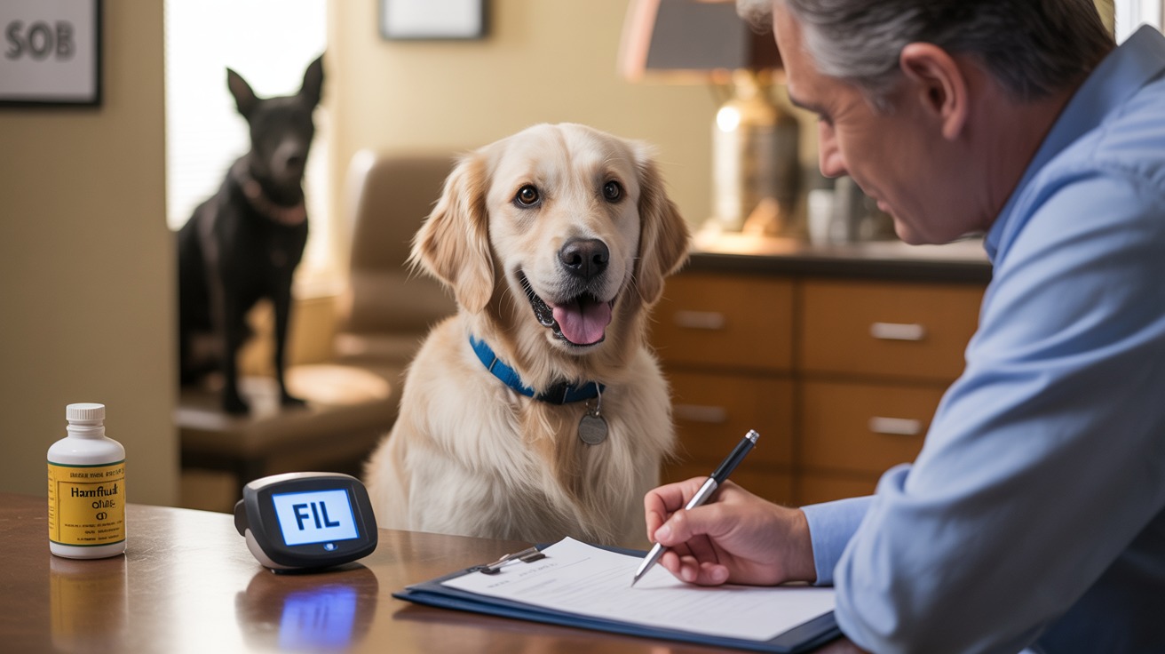 Dog Escapes Neglectful Owner For New Home With Vet