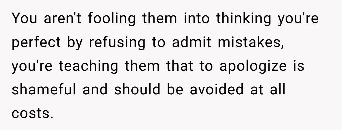 Parents Who Refuse to Admit Mistakes End Up Raising Kids Who Struggle With Trust and Trauma