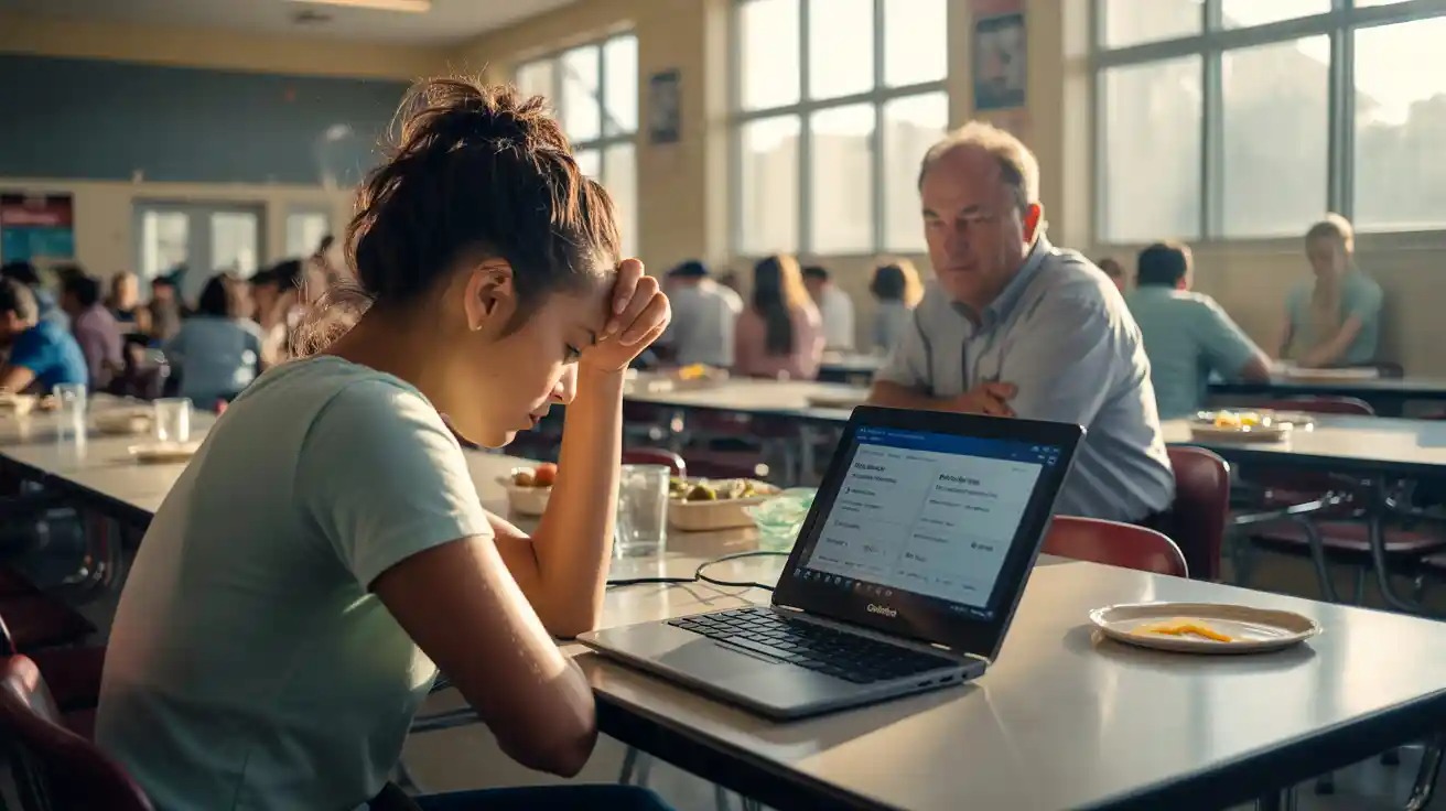 “Mind Your Own Screen!” - Student Reports ‘Creepy’ Teacher Who Closed Her Tabs at Lunch
