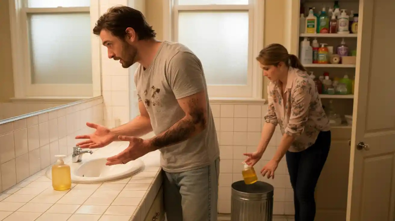 This Husband Throws Away Empty Soap Dispensers After His Wife Refuses to Refill Them – Is He the One at Fault?