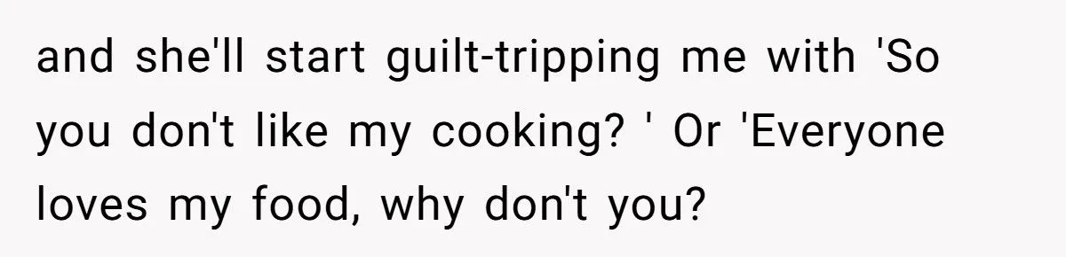 She Started Bringing Her Own Dishes to Her MIL’s House - Now the MIL Suddenly ‘Isn’t Hungry’