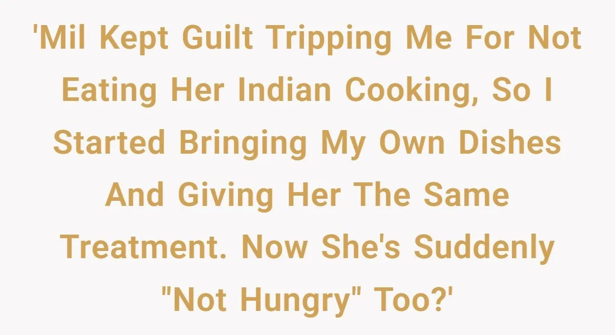 She Started Bringing Her Own Dishes to Her MIL’s House - Now the MIL Suddenly ‘Isn’t Hungry’