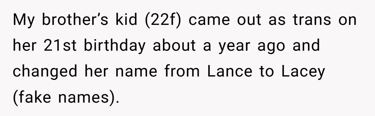 Family Switches to Full Names To Back Trans Niece Against Sister’s Deadnaming
